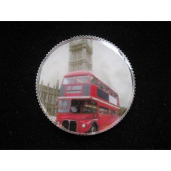 BAGUE vintage, Big ben London, sertie en résine