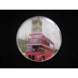 Vintage ring, Big ben London, set in resin