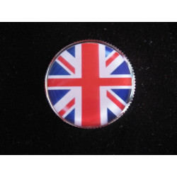 BROCHE vintage, Union Jack, sertie en résine