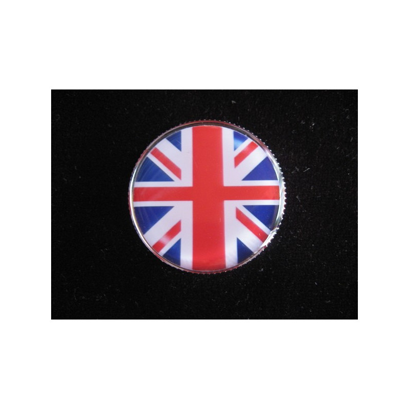 BROCHE vintage, Union Jack, sertie en résine