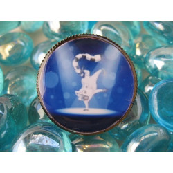 "Dancing lemur" fantaisie ring