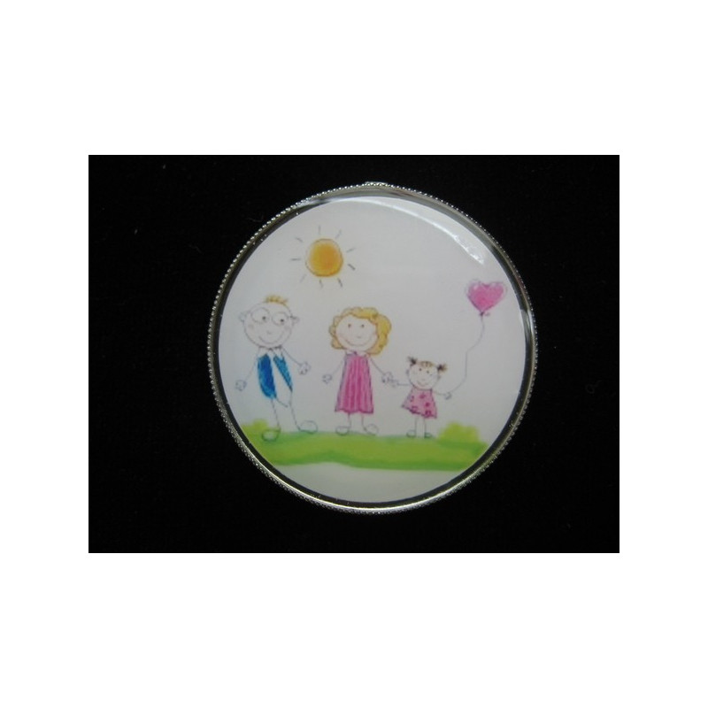 Magnet avec dessin d'enfant