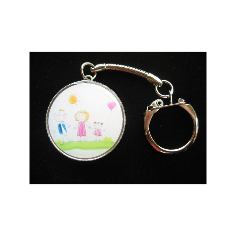 Fancy Key Ring, Children’s Design, Resin Set