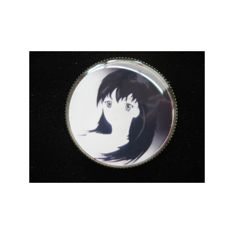 Kawaii brooch, Manga portrait, set with resin