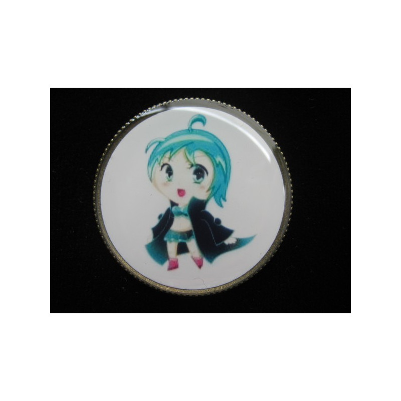 BROCHE Kawaii, Manga, sertie en résine