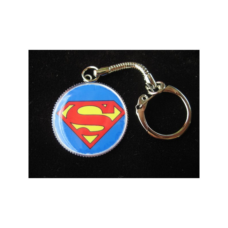 Keychain Kawaii, Superhero, set in resin