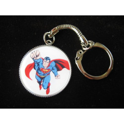 Keychain Kawaii, Superman, set in resin