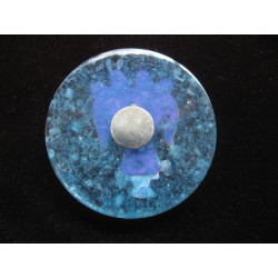 Large fantasy magnet, for girls, on blue resin background
