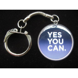 Porte-Clés fantaisie "Yes you can!"