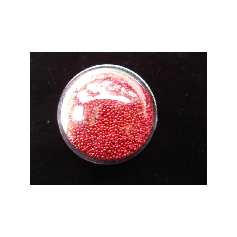 Adjustable dome RING, mobile red microbeads