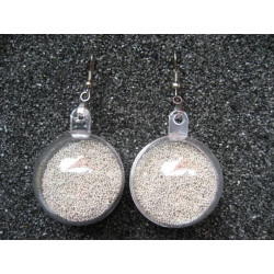 Bubble earrings, mobile micro-beads