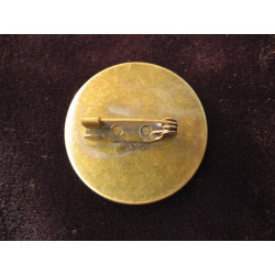 BROOCH BD Style, STOP, set in resin