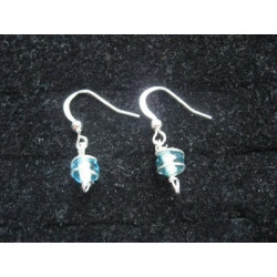 Boucles d'oreille turquoises