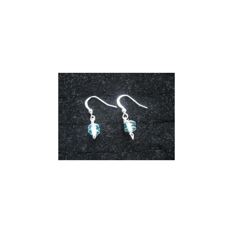 Boucles d'oreille turquoises